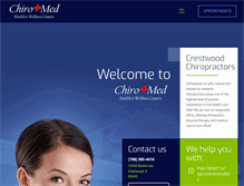 Tablet Screenshot of crestwoodchiropractor.com